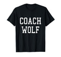 Coach Wolf Custom Football Soccer T-Shirt - Unique Graphic for Adults - T-Shirt, Sweatshirt, Hoodie
