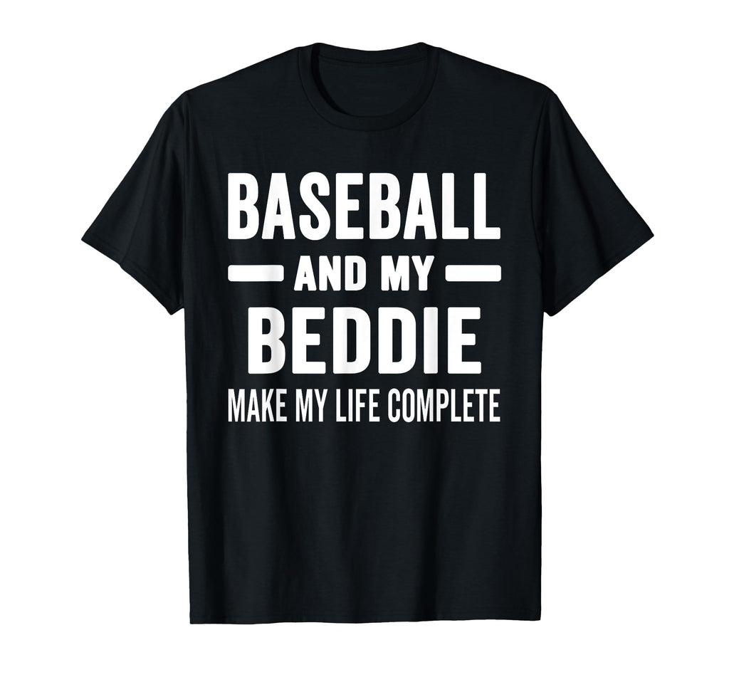 Baseball And My Beddie Mama Dog T-Shirt - Fun Novelty Design Men Women - T-Shirt, Sweatshirt, Hoodie
