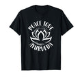 Peace Love Ayurveda T-Shirt - Trendy Graphic for Adults - T-Shirt, Sweatshirt, Hoodie