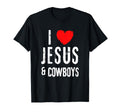 Grunge I Love Jesus Cowboys Christian T-Shirt - Unique Graphic Men Women - T-Shirt, Sweatshirt, Hoodie
