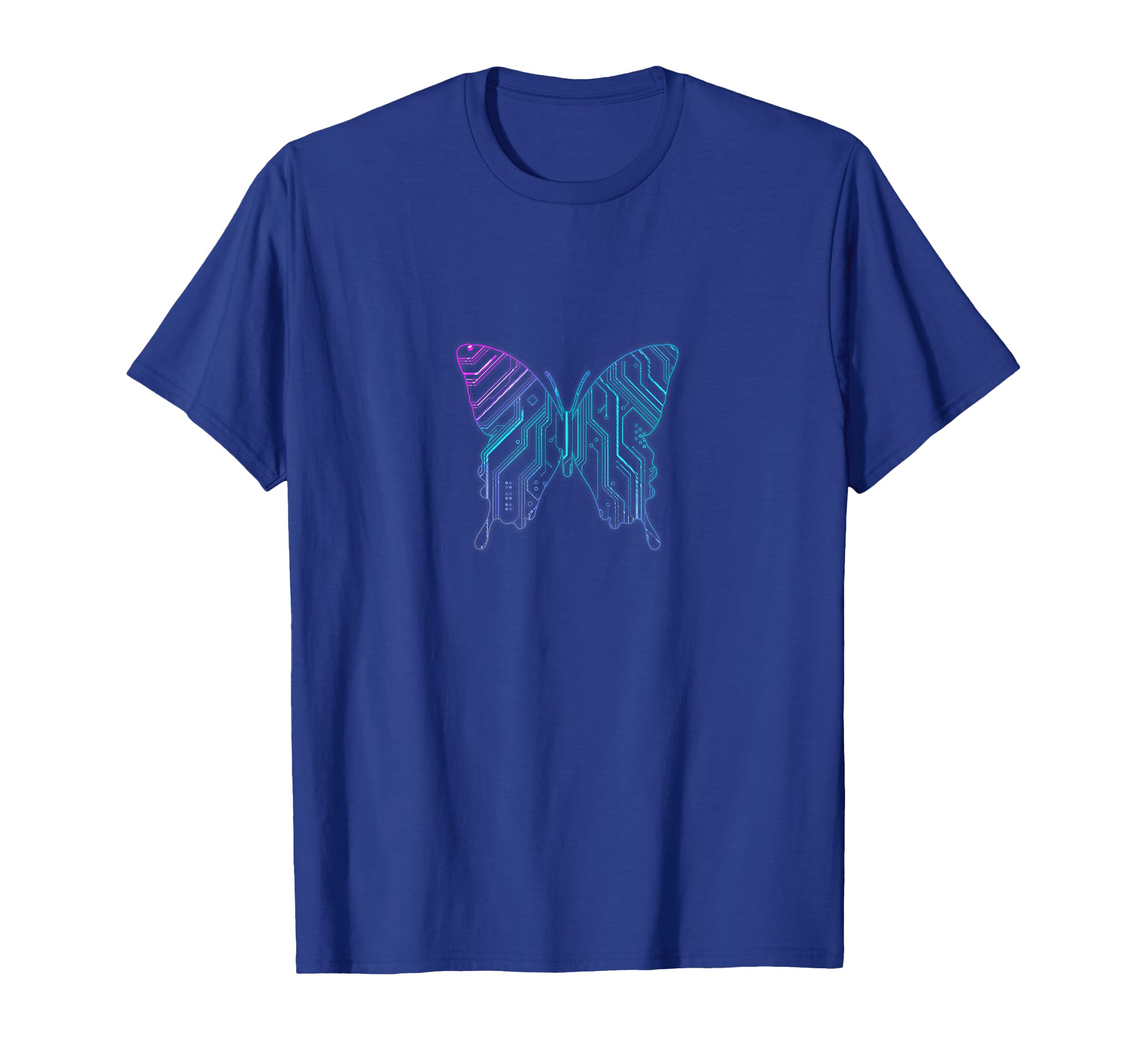 Cyber Aesthetic Butterfly Futurism T-Shirt - Novelty Apparel for Adults - T-Shirt, Sweatshirt, Hoodie