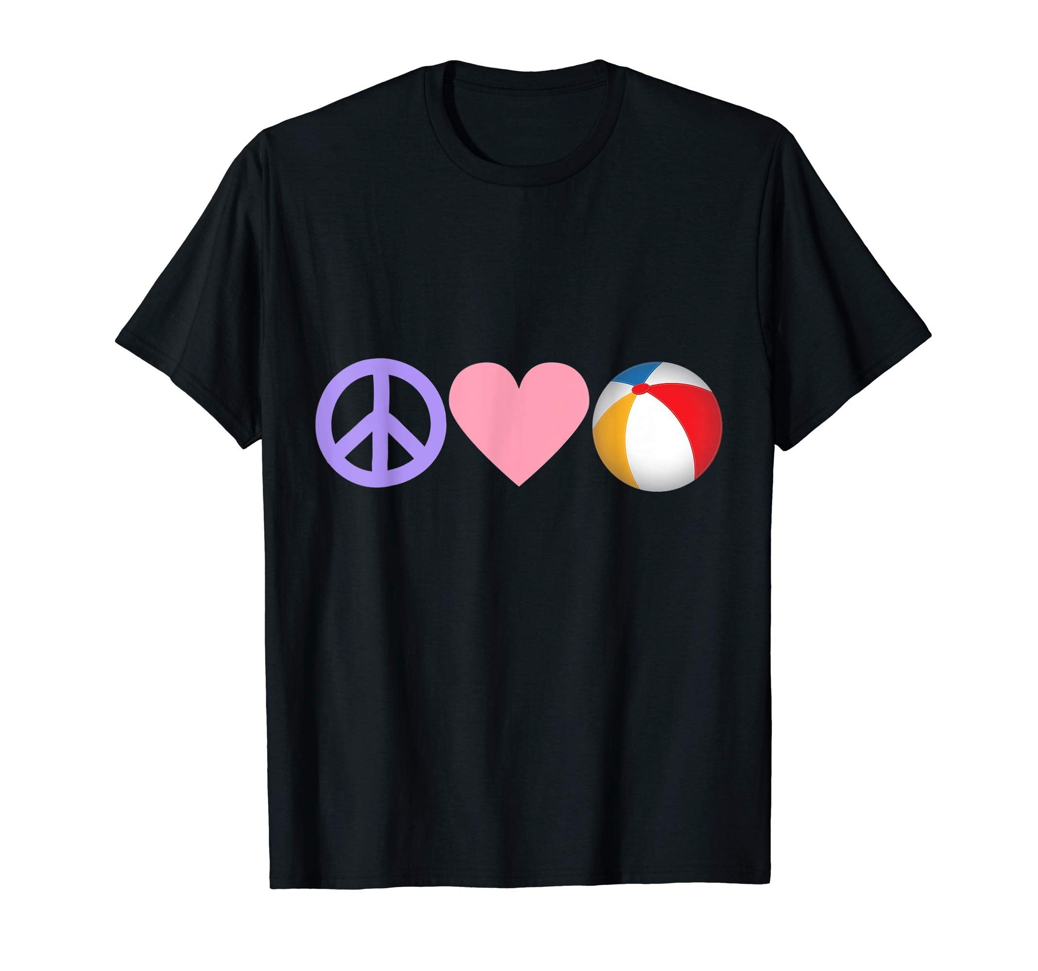 Peace Love Beach T-Shirt - Unique Graphic Men Women - T-Shirt, Sweatshirt, Hoodie