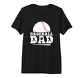 Baseball Dad Father Sport Fan Tri T-Shirt - Custom Art Print for Adults - T-Shirt, Sweatshirt, Hoodie