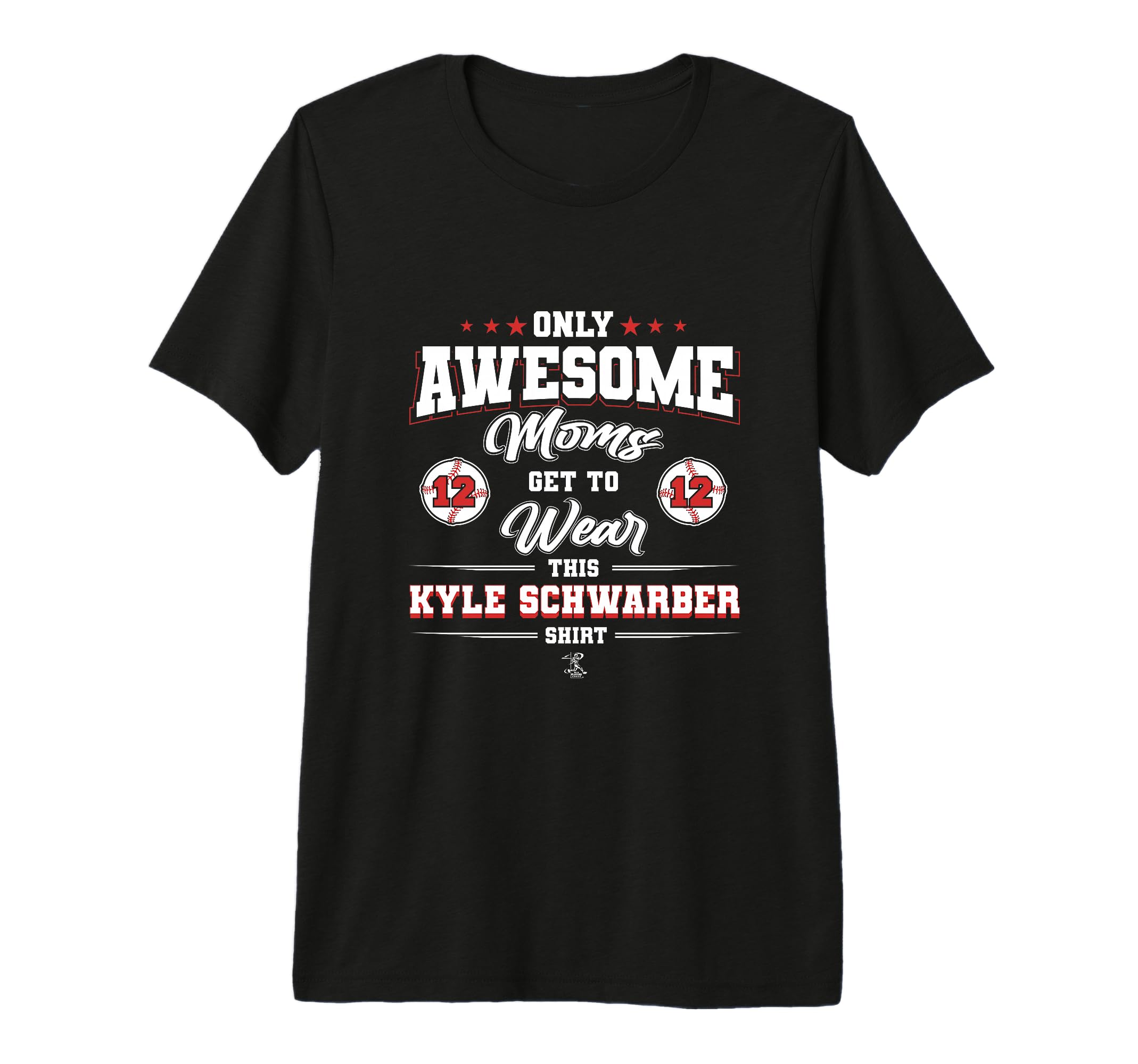 Kyle Schwarber Awesome Moms Tri Blend T-Shirt - Unique Graphic for Adults - T-Shirt, Sweatshirt, Hoodie