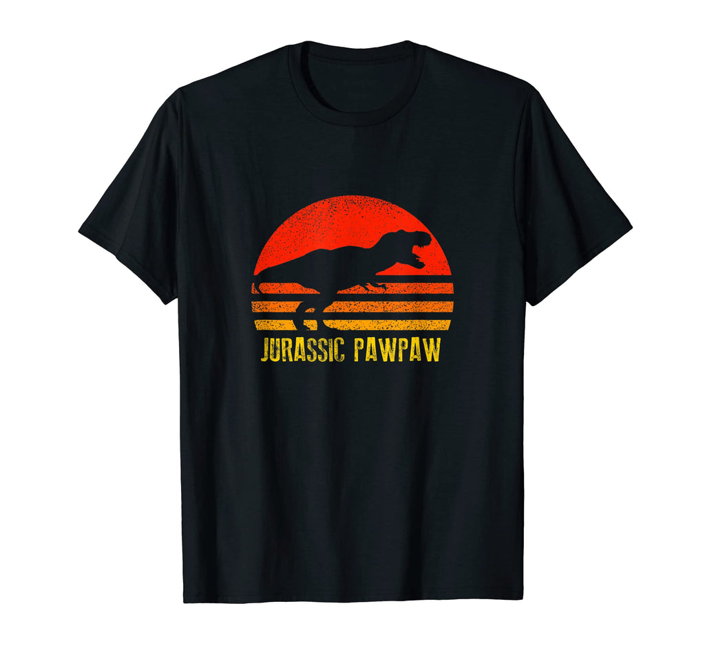 Jurassic Pawpaw Sunset Dinosaur Gift T-Shirt - Minimalist Print for Adults - T-Shirt, Sweatshirt, Hoodie