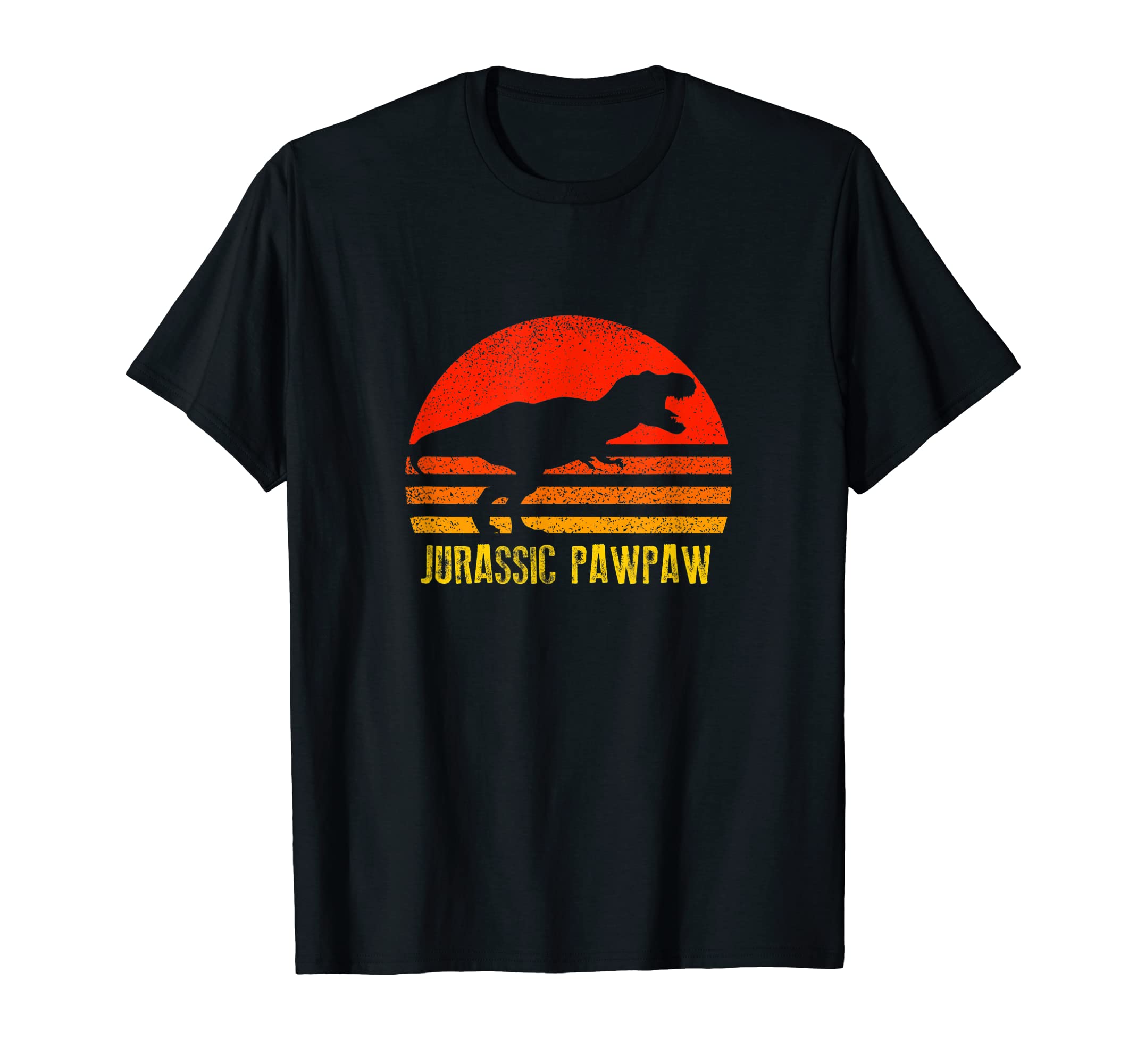 Jurassic Pawpaw Sunset Dinosaur Gift T-Shirt - Minimalist Print for Adults - T-Shirt, Sweatshirt, Hoodie