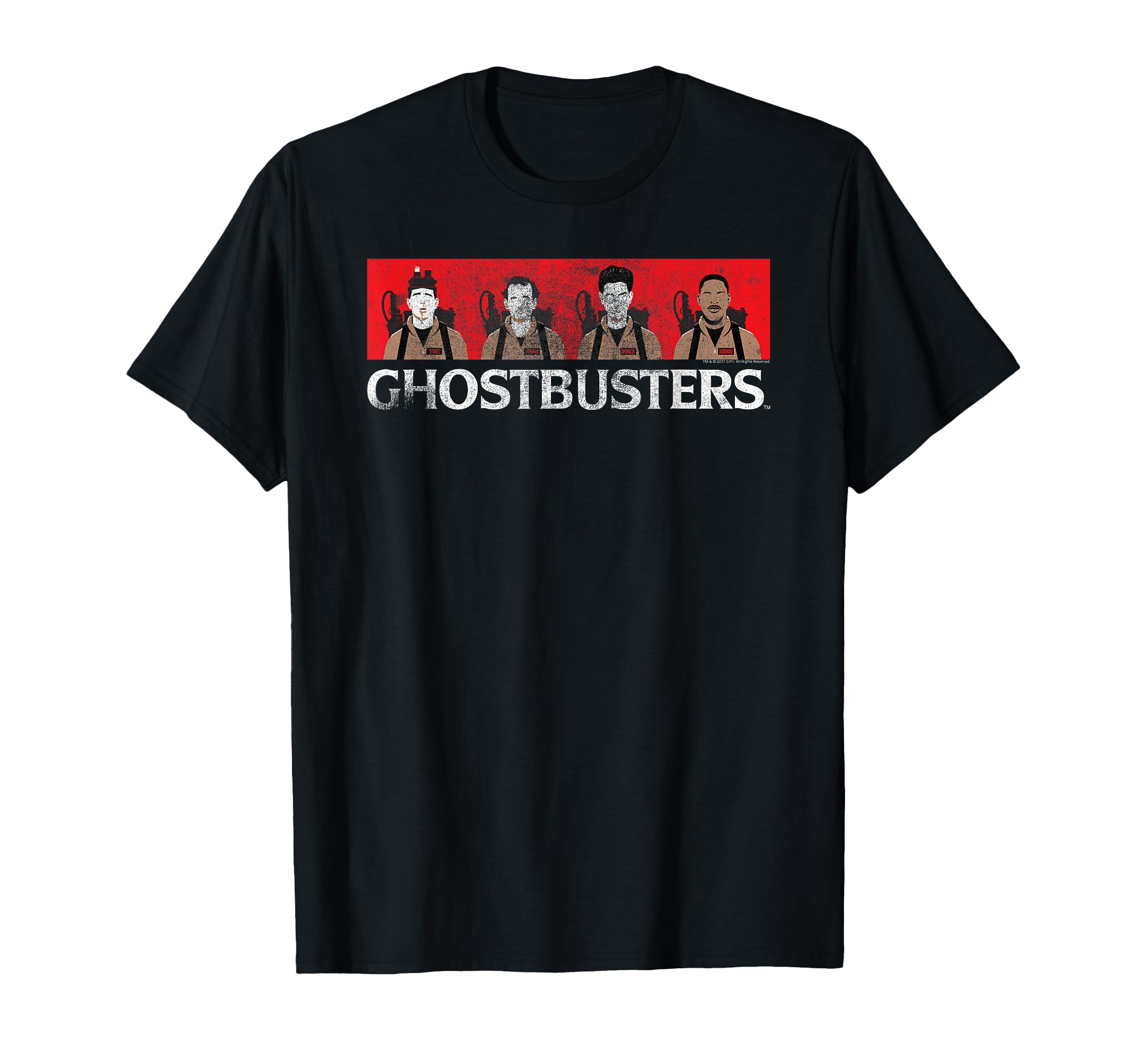 Ghostbusters Character Faces T-Shirt - Minimalist Print for Adults - T-Shirt, Sweatshirt, Hoodie