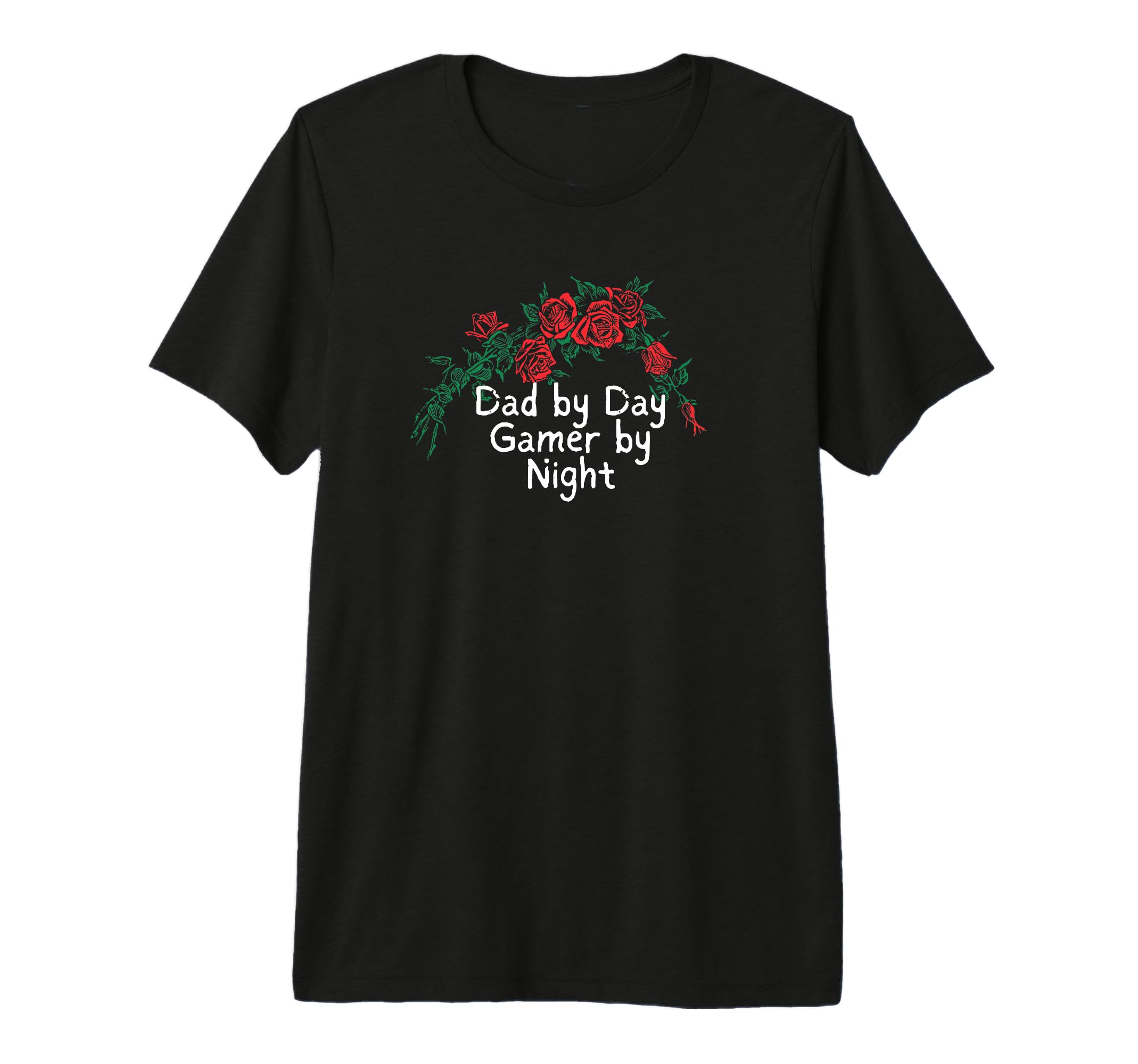 Funny Red Roses Dad Day Gamer Night T-Shirt - Aesthetic Graphic Men Women - T-Shirt, Sweatshirt, Hoodie