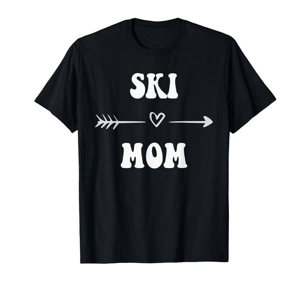 Ski Mom Skier Ski Racer Stylish Sports T-Shirt - Graphic Print Men Women - T-Shirt, Sweatshirt, Hoodie