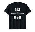 Ski Mom Skier Ski Racer Stylish Sports T-Shirt - Graphic Print Men Women - T-Shirt, Sweatshirt, Hoodie