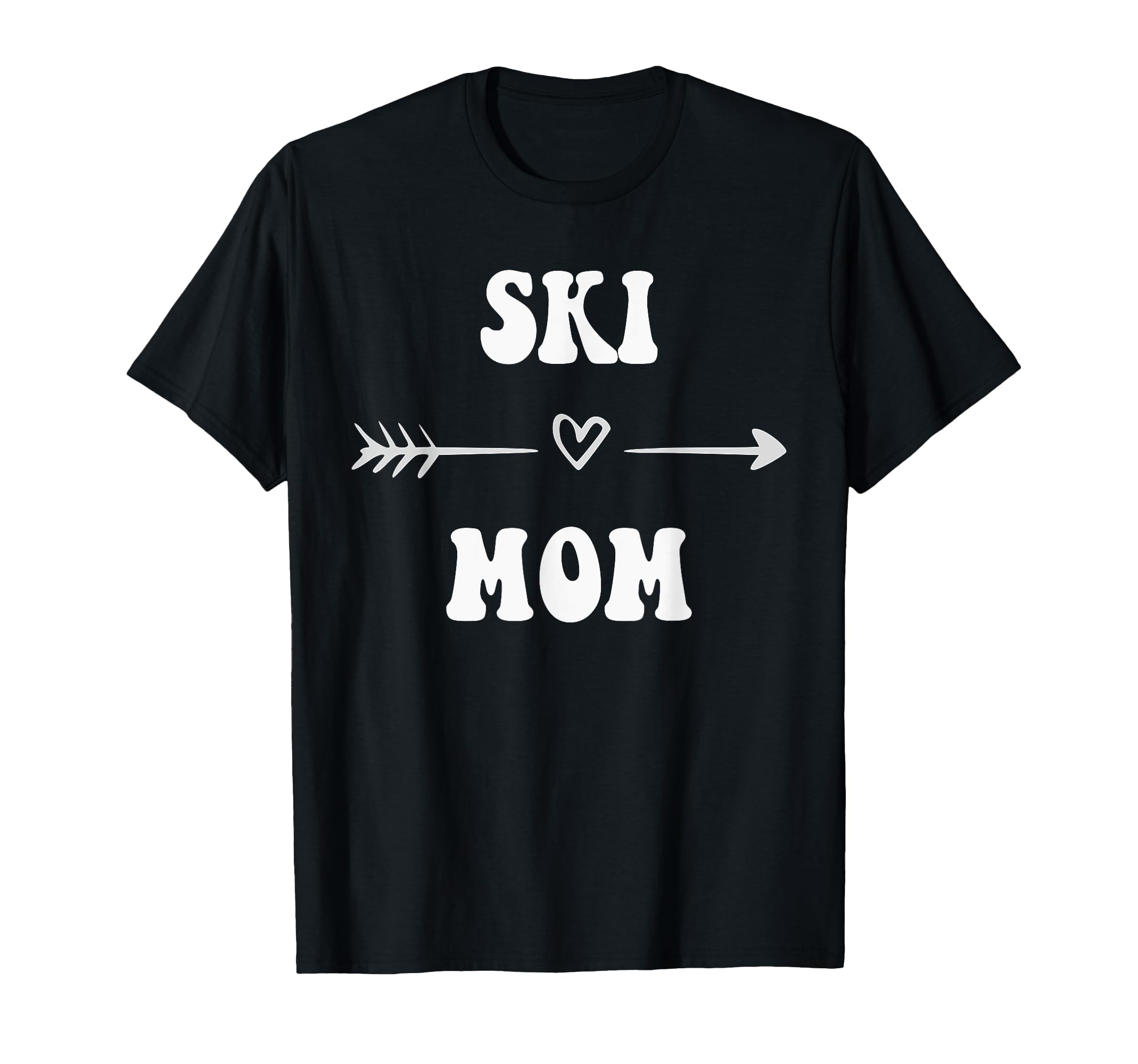 Ski Mom Skier Ski Racer Stylish Sports T-Shirt - Graphic Print Men Women - T-Shirt, Sweatshirt, Hoodie