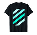 Teal Aqua Stripe Shades Teal Aqua T-Shirt - Fun Novelty Design Unisex - T-Shirt, Sweatshirt, Hoodie