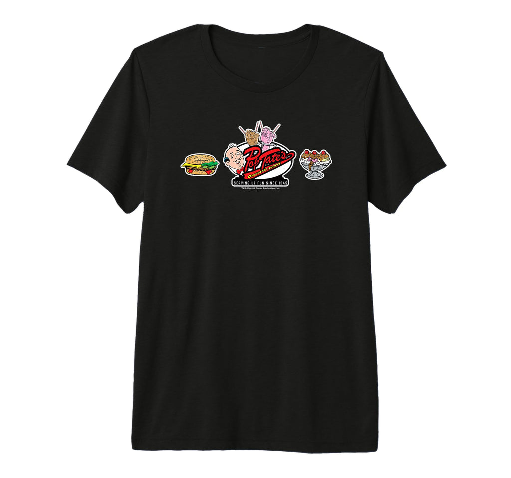 Archie Comics Pop Tates Diner Treats T-Shirt - Streetwear Style for Adults - T-Shirt, Sweatshirt, Hoodie