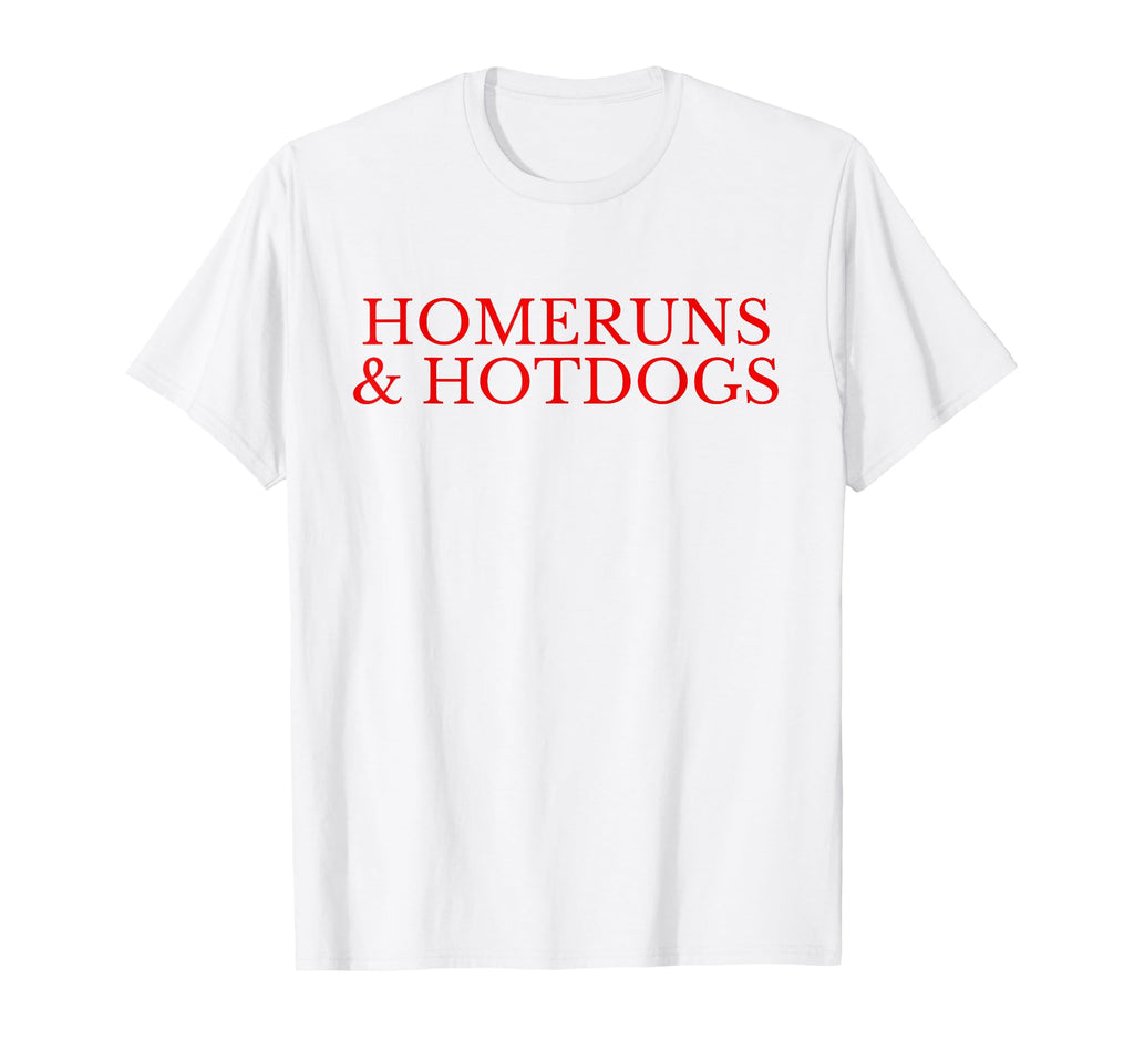 Homeruns And Hotdogs Baseball Mom T-Shirt - Aesthetic Graphic for Adults - T-Shirt, Sweatshirt, Hoodie
