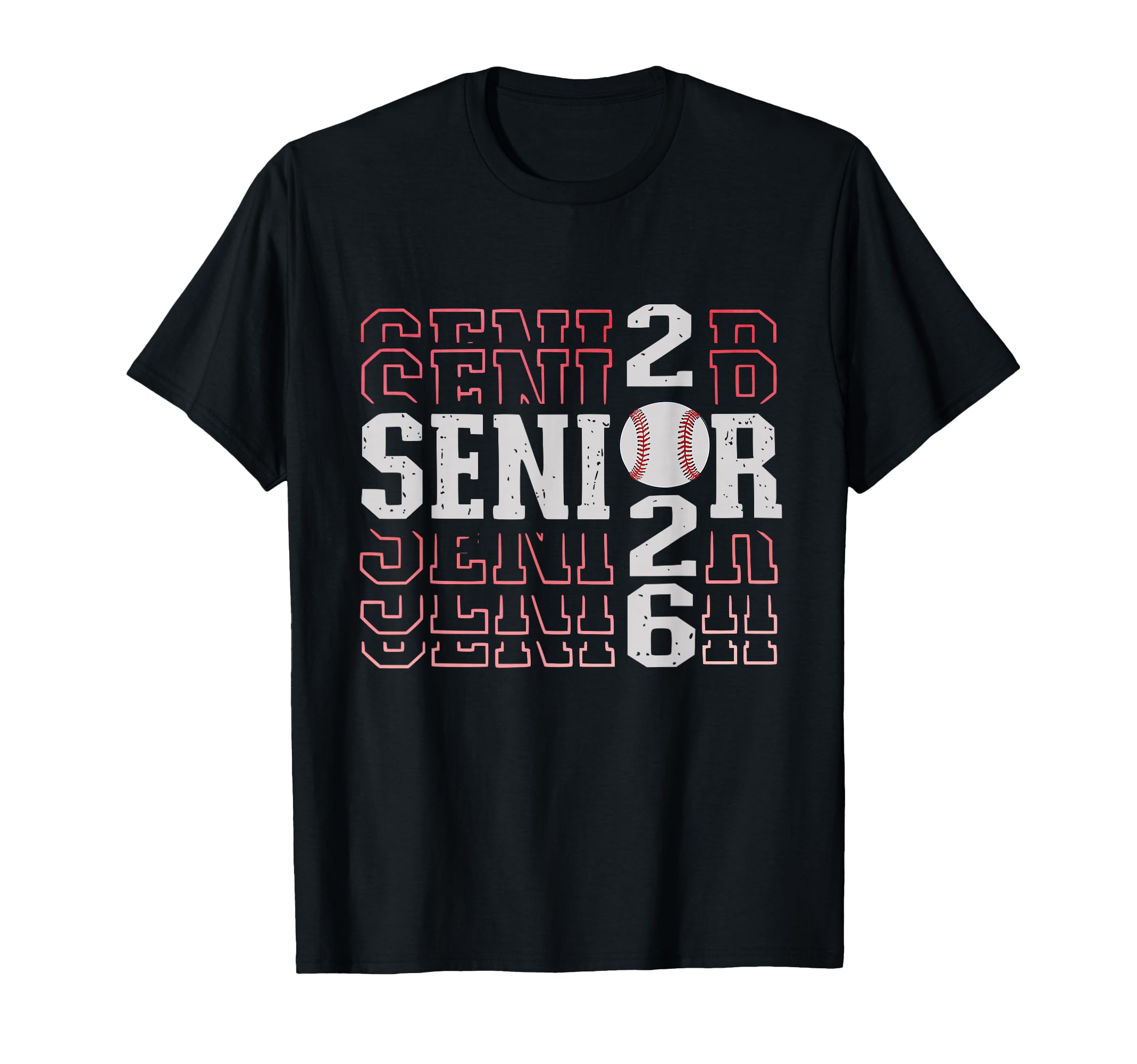 Senior 2026 Baseball Senior Night T-Shirt - Fun Novelty Design for Adults - T-Shirt, Sweatshirt, Hoodie