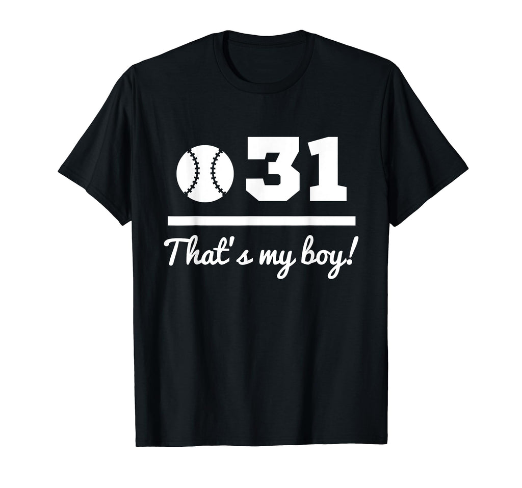 31 Baseball Mom Baseball Dad Thirty One T-Shirt - Graphic Print Unisex - T-Shirt, Sweatshirt, Hoodie
