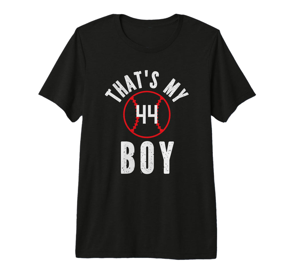 Thats My Jersey Number 44 Baseball Mom T-Shirt - Trendy Graphic for Adults - T-Shirt, Sweatshirt, Hoodie