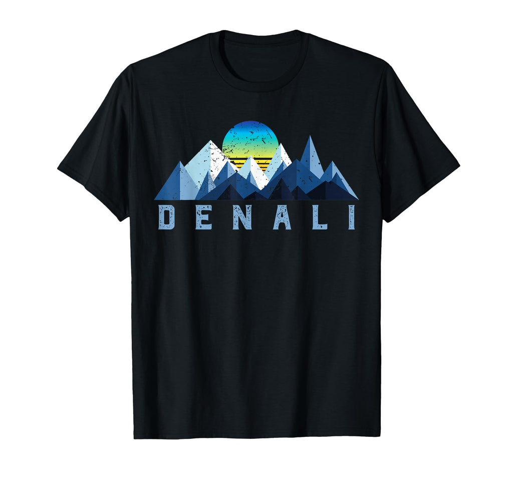 Denali National Park Geometric T-Shirt - Custom Art Print for Adults - T-Shirt, Sweatshirt, Hoodie