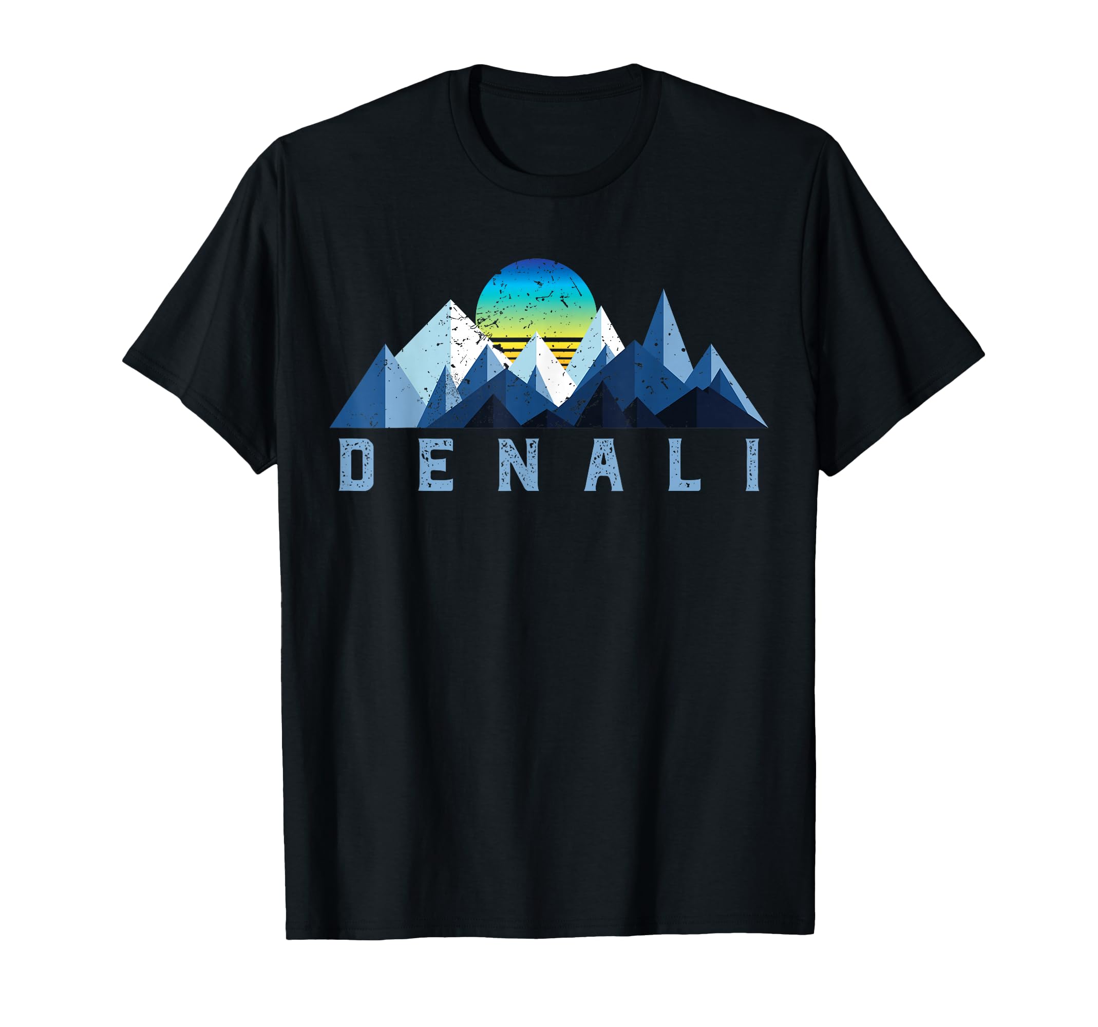 Denali National Park Geometric T-Shirt - Custom Art Print for Adults - T-Shirt, Sweatshirt, Hoodie