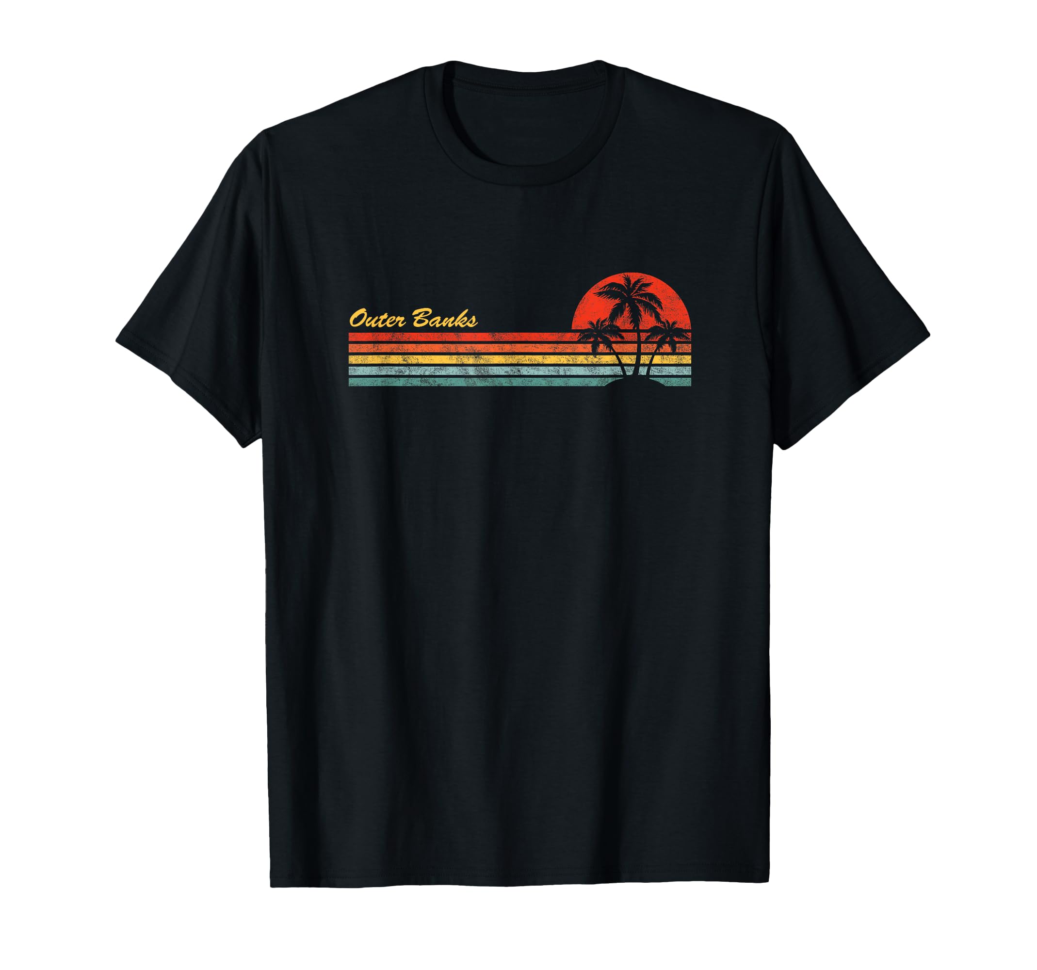 Outer Banks Obx North Carolina Sunset T-Shirt - Minimalist Print Unisex - T-Shirt, Sweatshirt, Hoodie