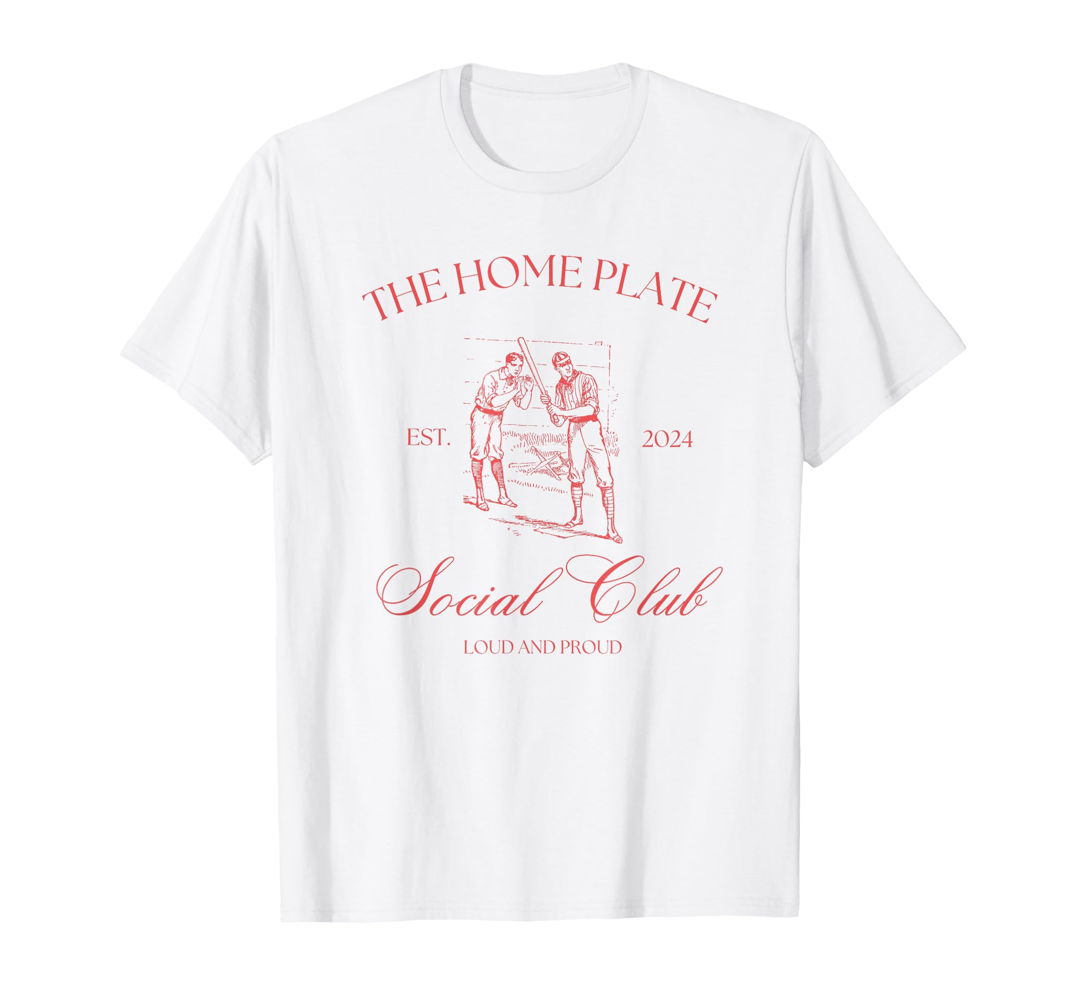 Baseball Mom Home Plate Social T-Shirt - Casual Everyday Wear Men Women - T-Shirt, Sweatshirt, Hoodie