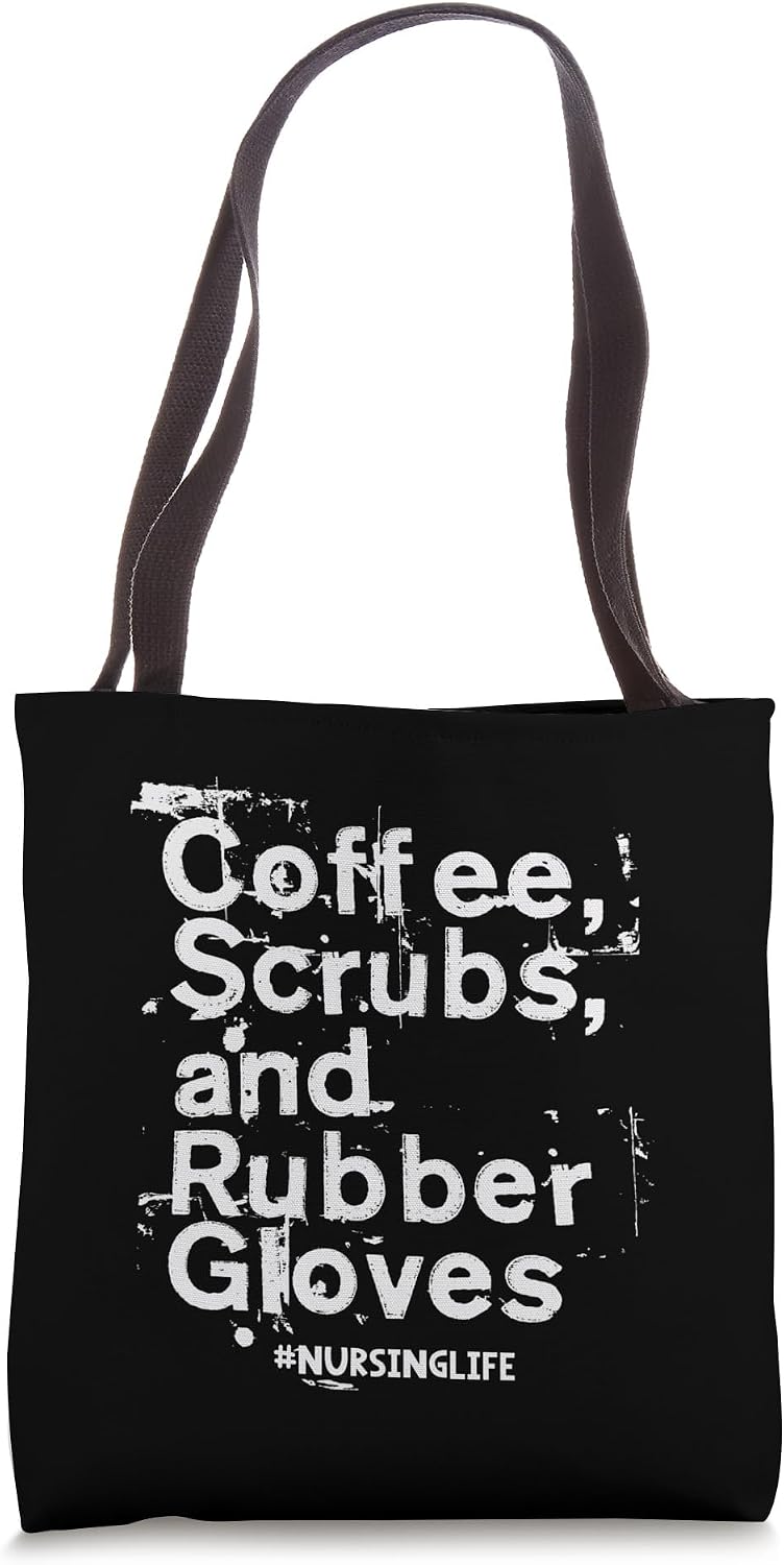 Coffee Scrubs and Rubber Gloves Doctor Nurse - Adult & Kids T-Shirts, Sweatshirts & Hoodies apparel design preview 1