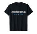 Mendoza Argentina 70S 80S Type Flag T-Shirt - Trendy Graphic for Adults - T-Shirt, Sweatshirt, Hoodie