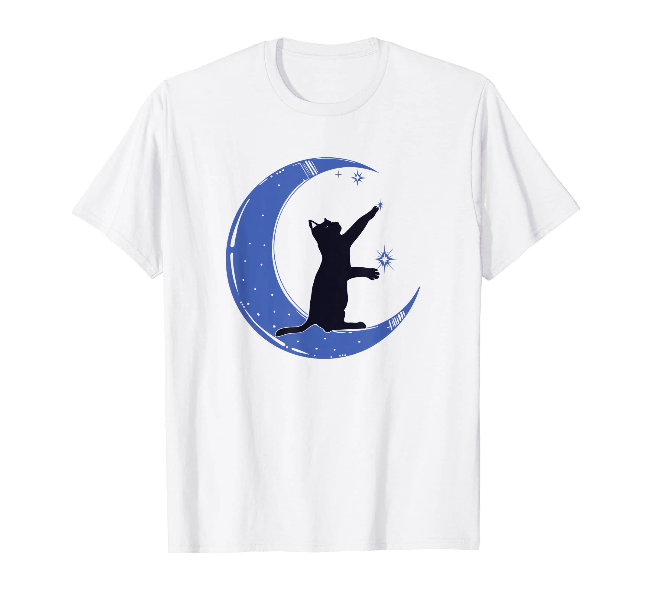 Cat Moon Celestial Witch 90S T-Shirt - Fun Novelty Design Unisex - T-Shirt, Sweatshirt, Hoodie