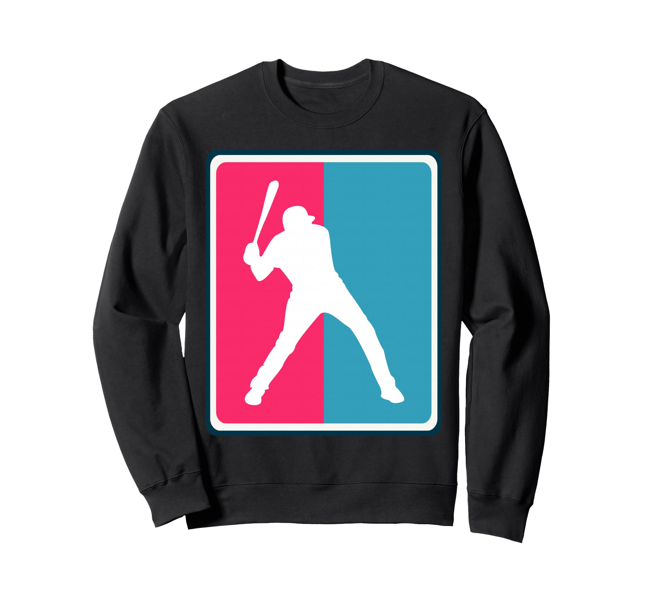 Baseball Lover Sports Logo Baseball Sweatshirt - Graphic Print for Adults - T-Shirt, Sweatshirt, Hoodie