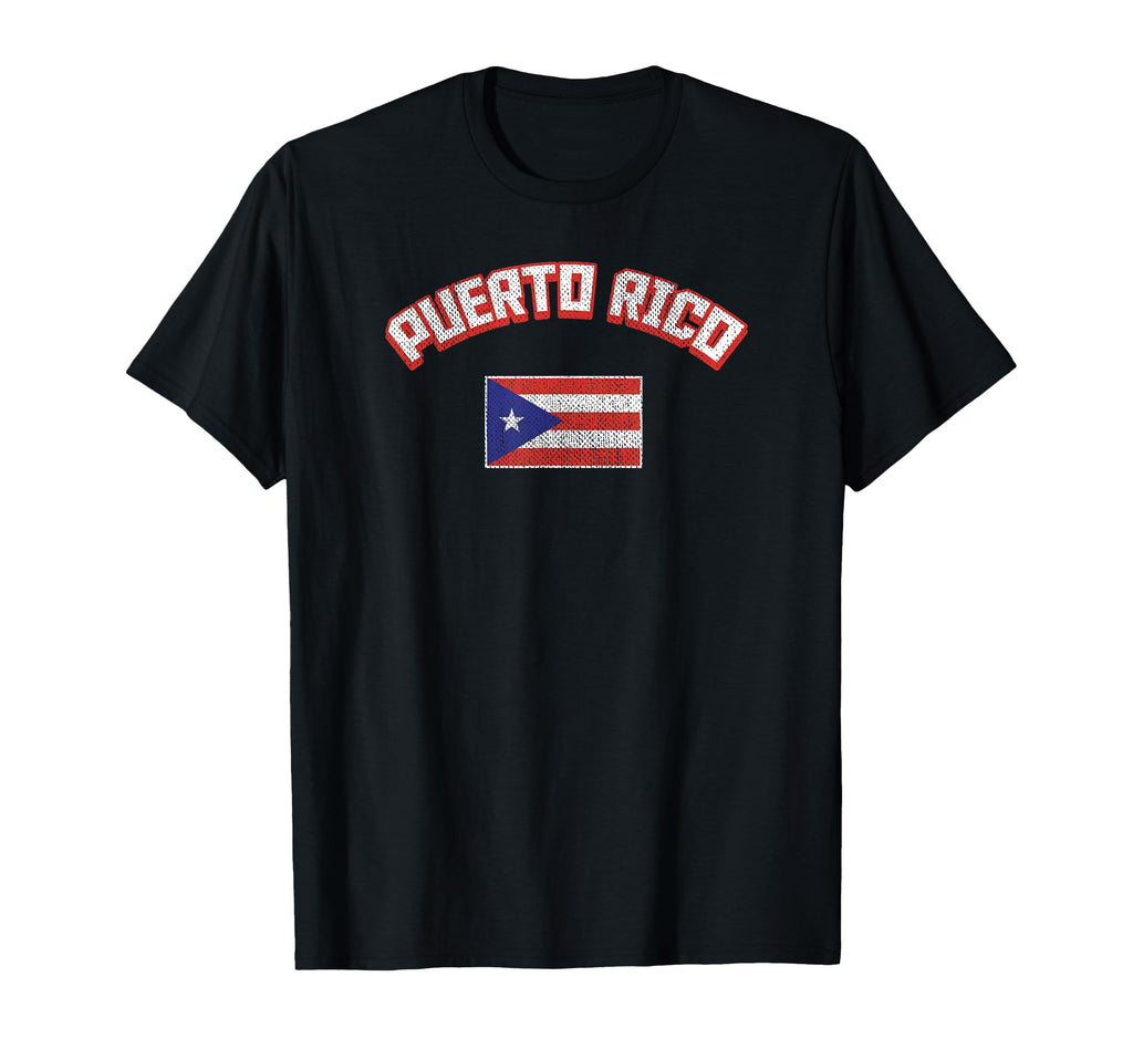 Puerto Rico Flag Distressed Puerto T-Shirt - Casual Everyday Wear Unisex - T-Shirt, Sweatshirt, Hoodie