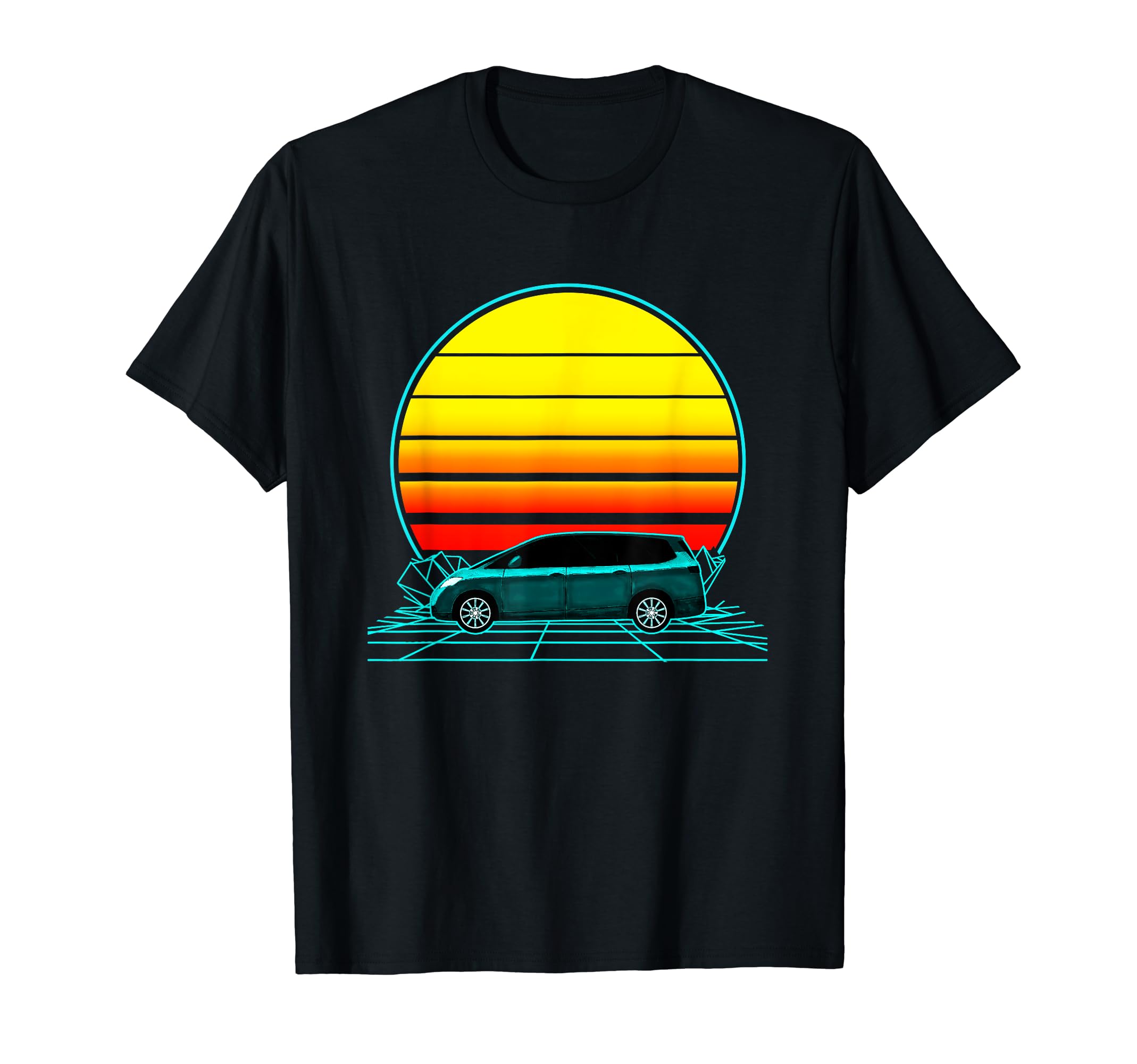 Sunset Minivan T-Shirt - Unique Graphic Unisex - T-Shirt, Sweatshirt, Hoodie