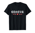 Geneva Switzerland 70S 80S Type T-Shirt - Fun Novelty Design Men Women - T-Shirt, Sweatshirt, Hoodie