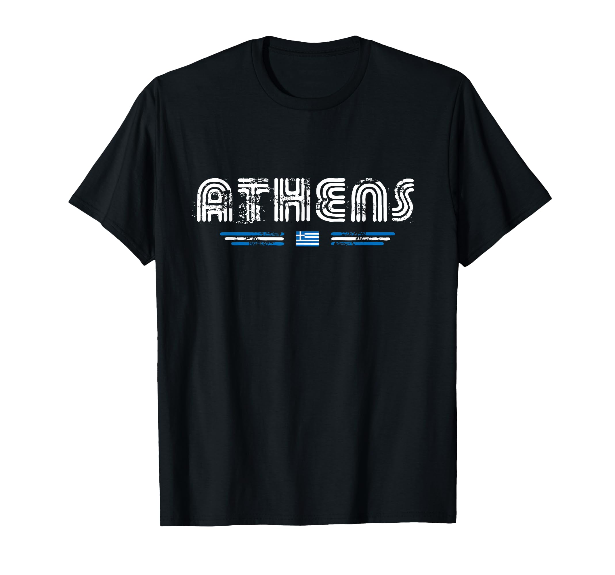 Athens Greece 70S 80S Type T-Shirt - Casual Everyday Wear for Adults - T-Shirt, Sweatshirt, Hoodie