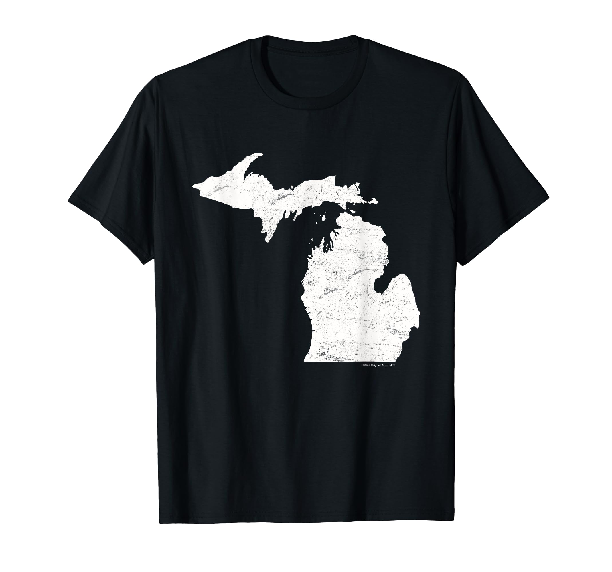 Michigan Distressed Detroit T-Shirt - Streetwear Style Unisex - T-Shirt, Sweatshirt, Hoodie