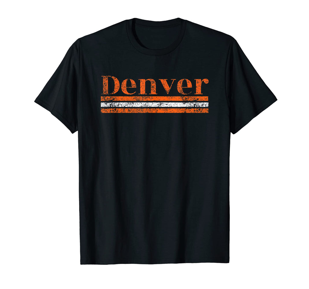 Denver Colorado Weathered Stripe T-Shirt - Unique Graphic for Adults - T-Shirt, Sweatshirt, Hoodie