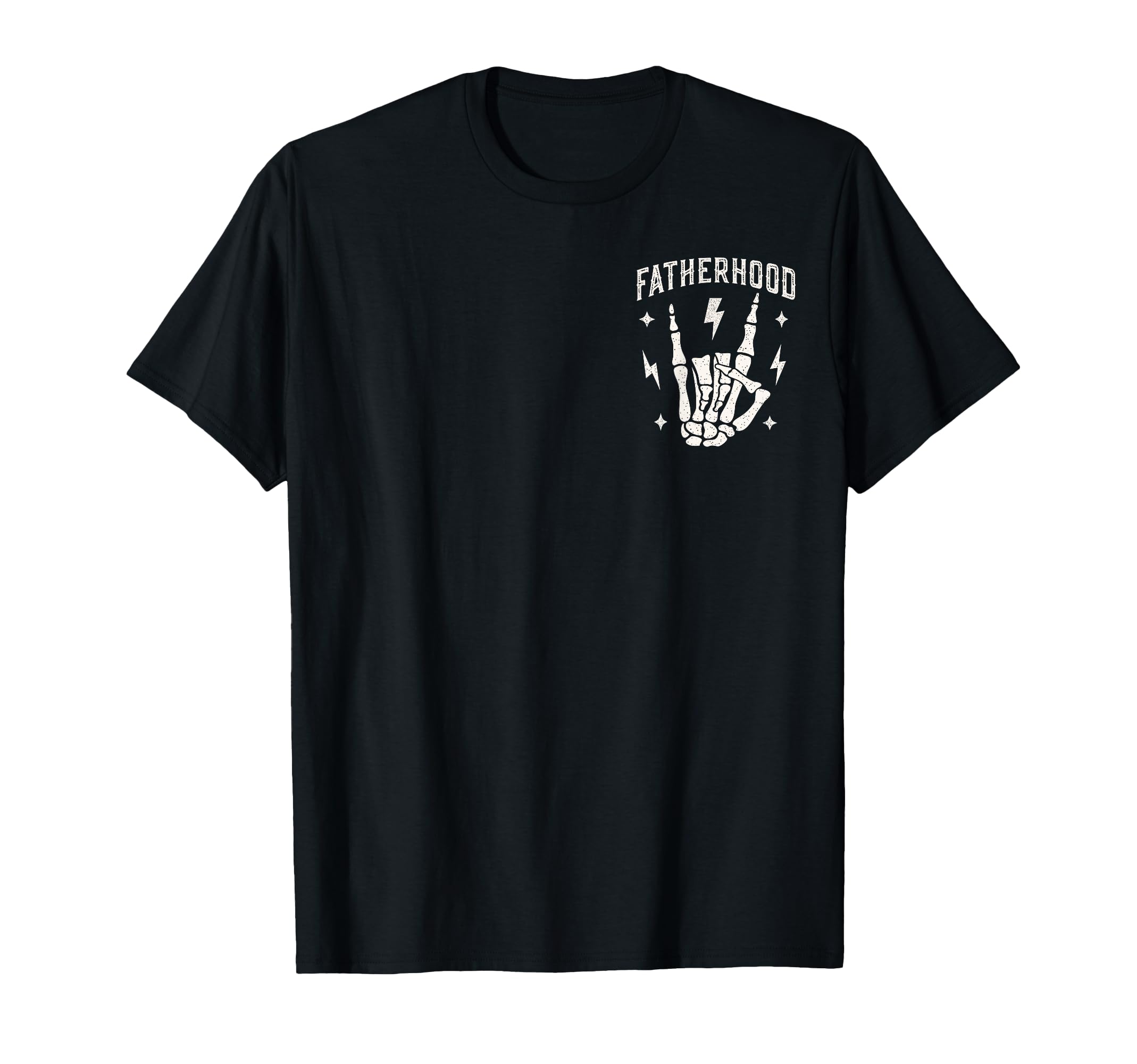 Fatherhood Rock Skeleton Funny Dad T-Shirt - Fun Novelty Design Unisex - T-Shirt, Sweatshirt, Hoodie
