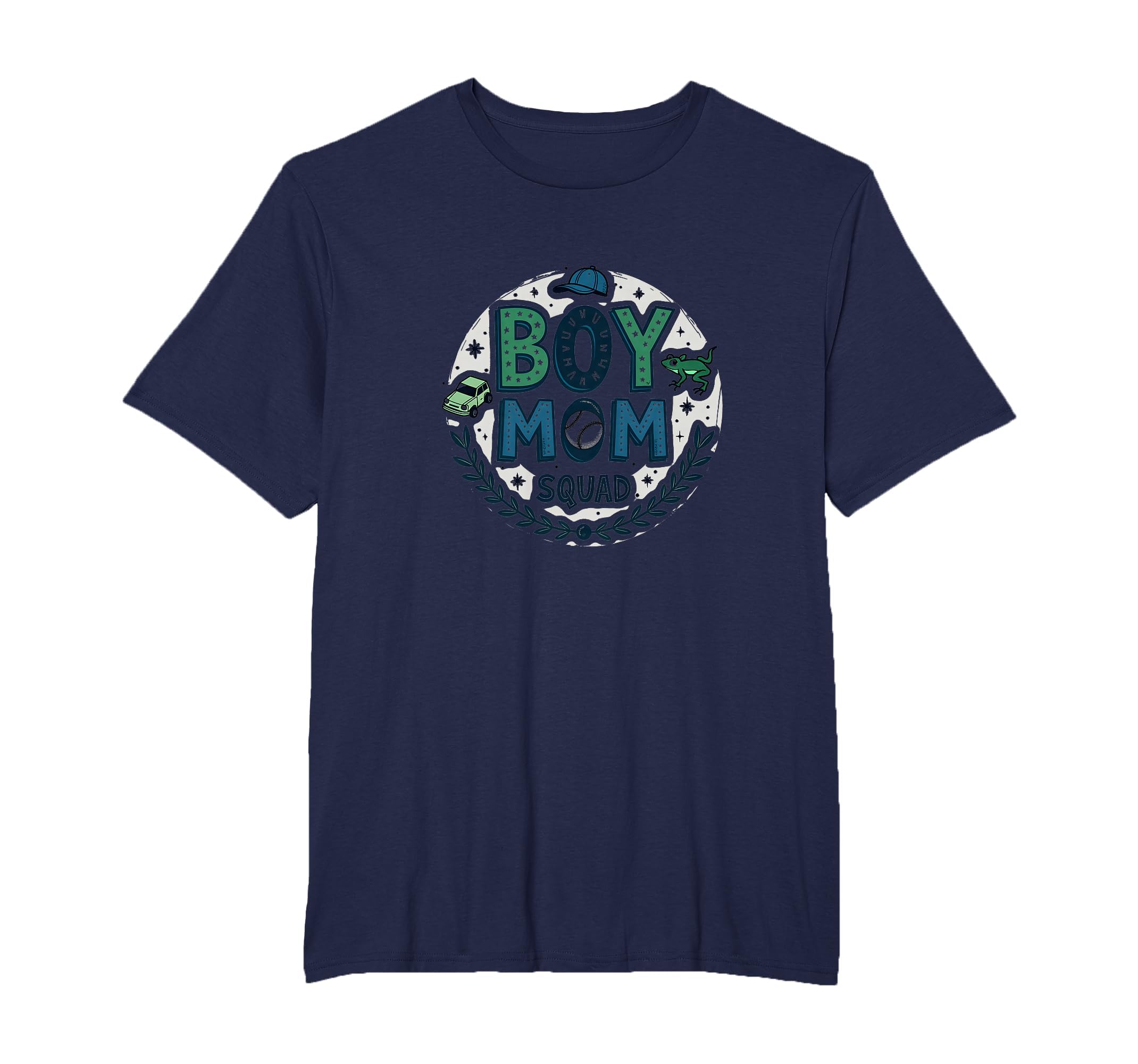 Mom Squad Proud Mama Baseball Cap Frog T-Shirt - Custom Art Print Unisex - T-Shirt, Sweatshirt, Hoodie