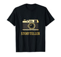 Storyteller Camera Photography Lens T-Shirt - Custom Art Print Men Women - T-Shirt, Sweatshirt, Hoodie
