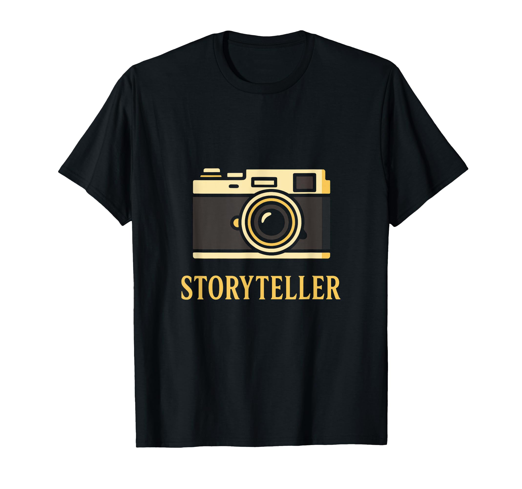 Storyteller Camera Photography Lens T-Shirt - Custom Art Print Men Women - T-Shirt, Sweatshirt, Hoodie