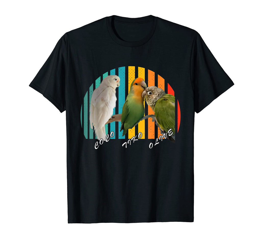 Parrot Bird Distressed Sunset T-Shirt - Streetwear Style Unisex - T-Shirt, Sweatshirt, Hoodie