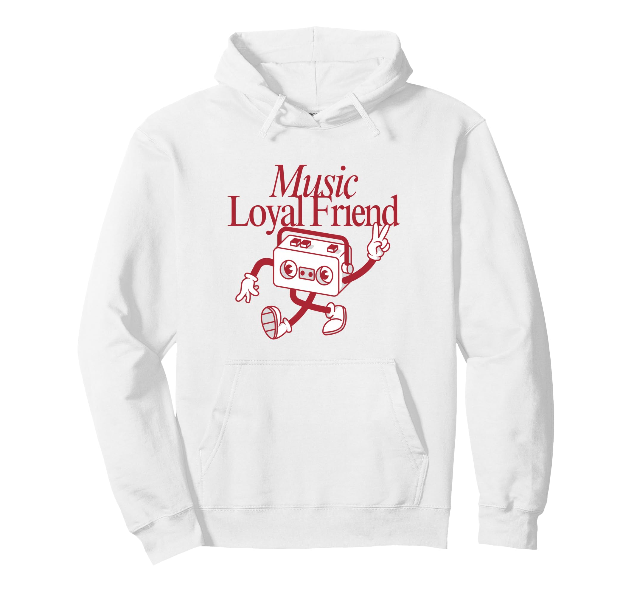 Music Loyal Friend Cassette Tape Hoodie - Casual Everyday Wear for Adults - T-Shirt, Sweatshirt, Hoodie