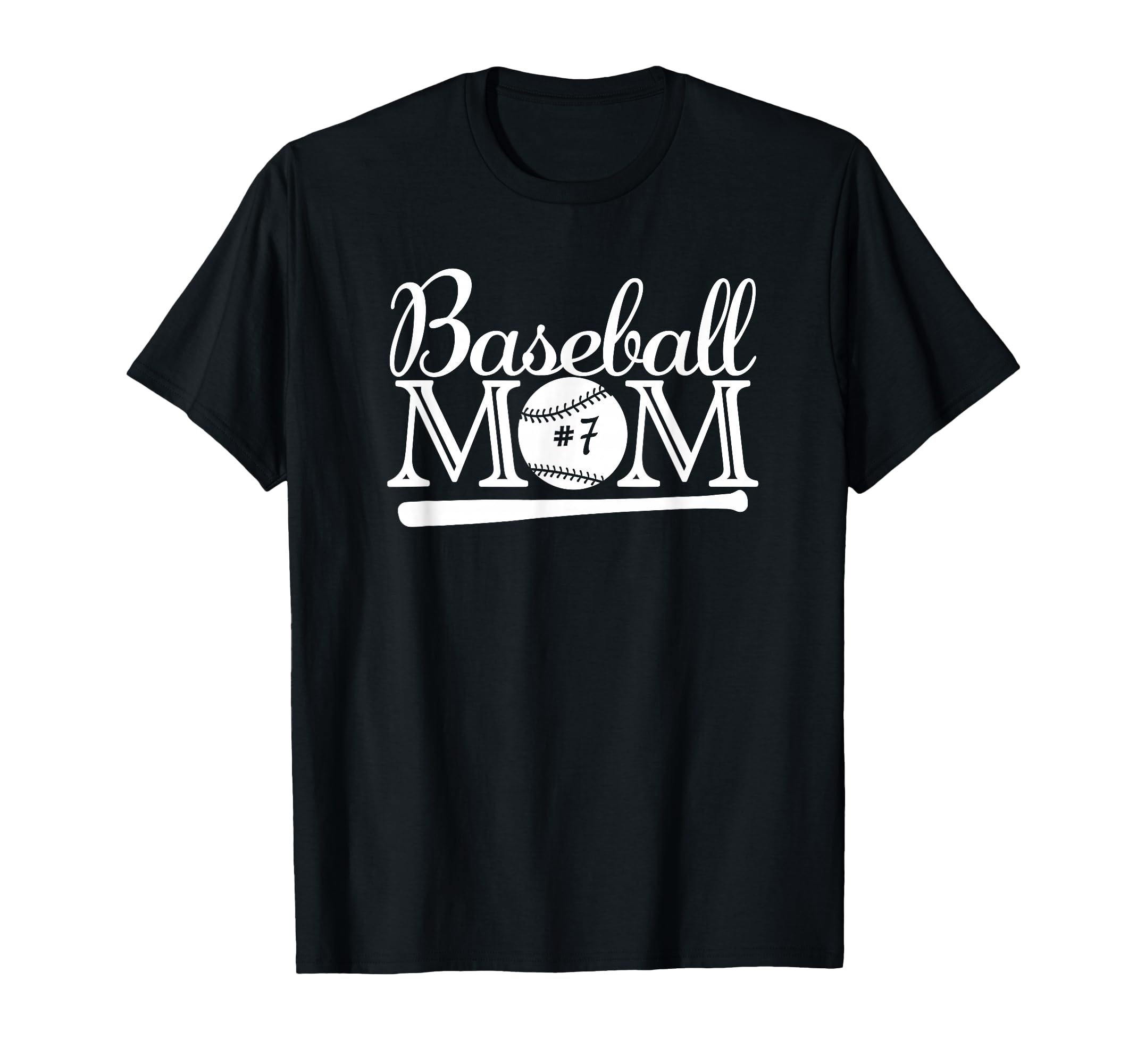 Baseball 7 Jersey Mom Favorite T-Shirt - Casual Everyday Wear Men Women - T-Shirt, Sweatshirt, Hoodie
