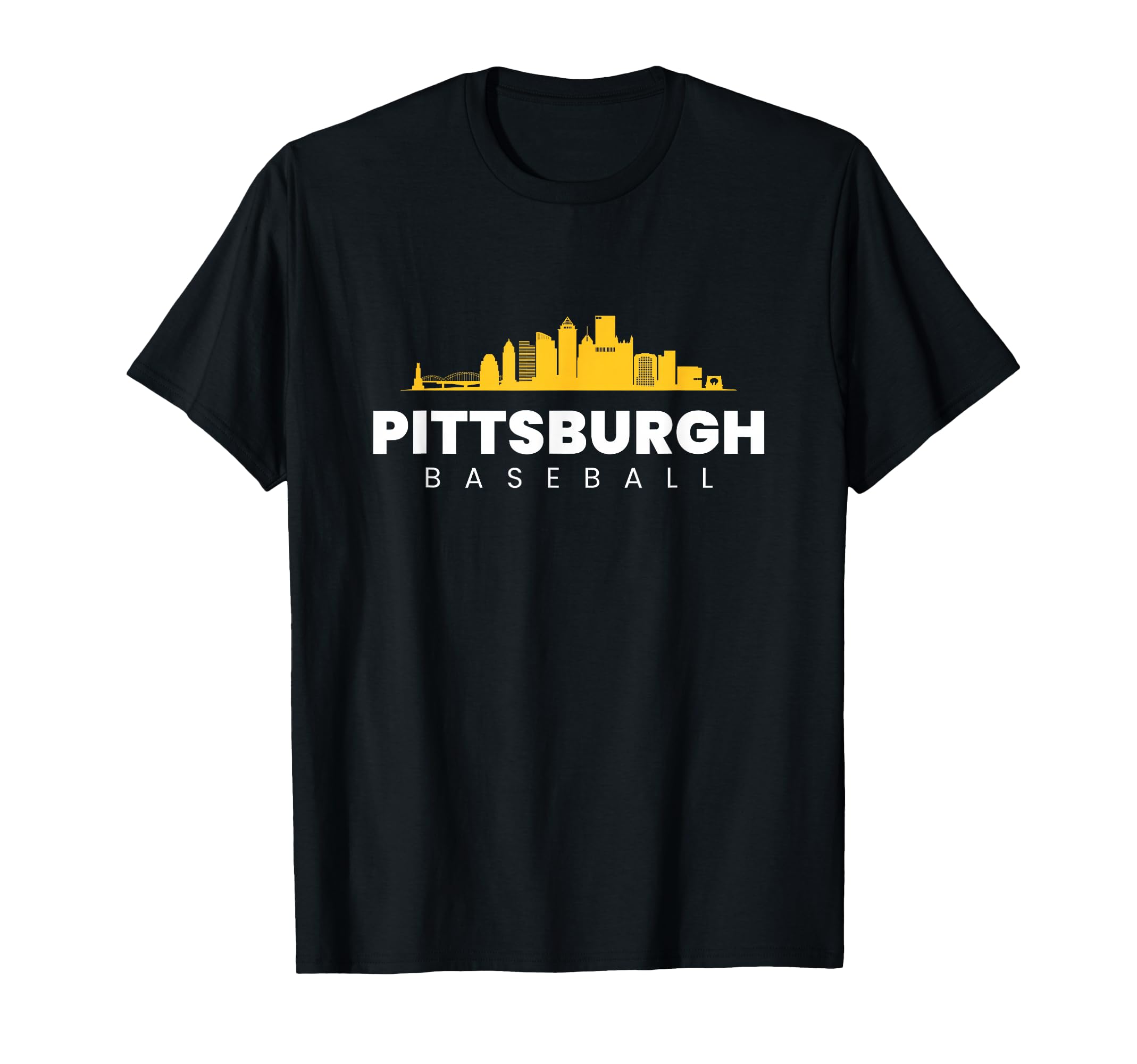 Pittsburgh Baseball City Skyline T-Shirt - Trendy Graphic for Adults - T-Shirt, Sweatshirt, Hoodie