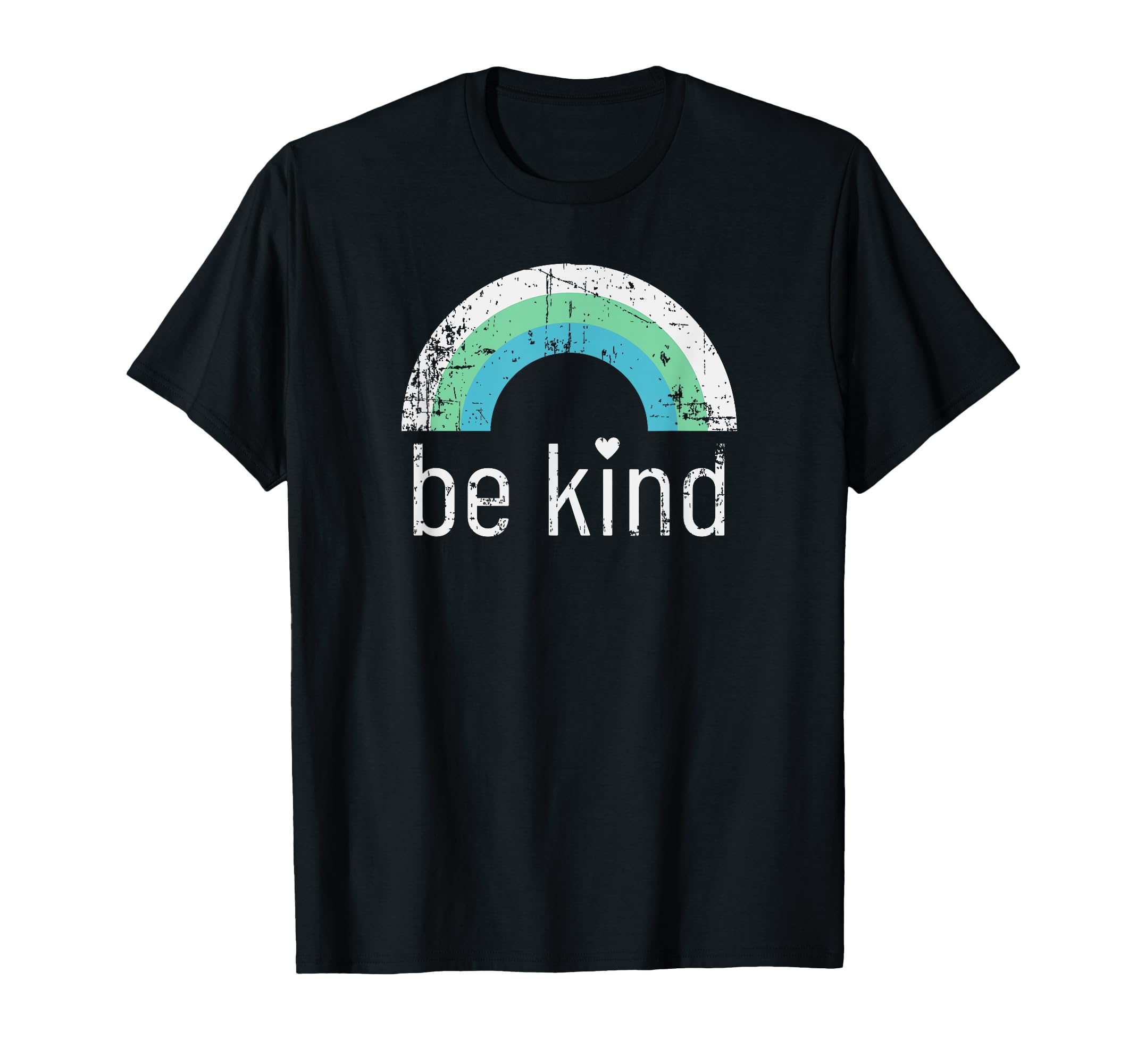 Be Kind Rainbow Kindness Gift T-Shirt - Minimalist Print Men Women - T-Shirt, Sweatshirt, Hoodie