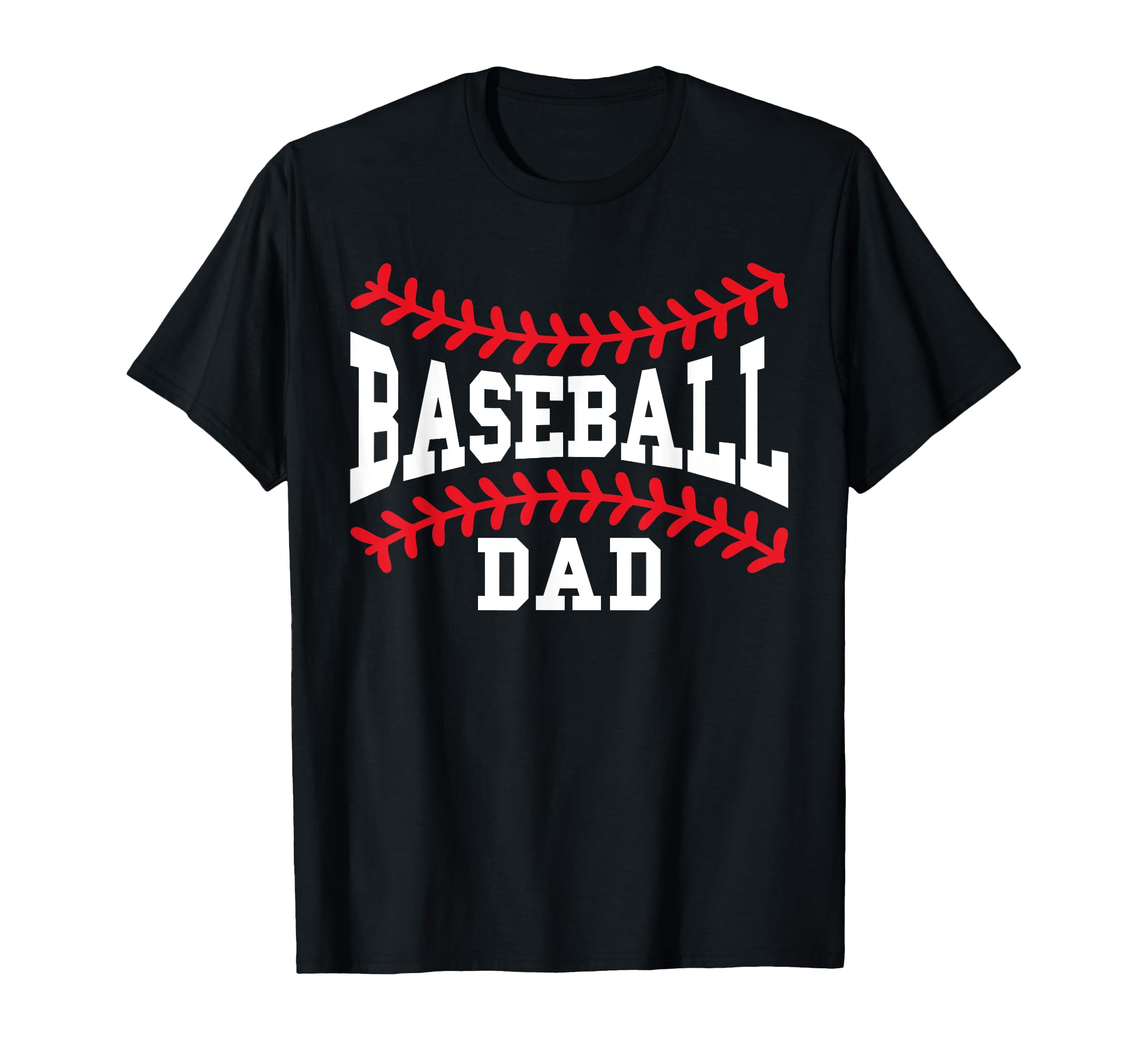 Baseball Dad Laces Little League Daddy T-Shirt - Trendy Graphic Unisex - T-Shirt, Sweatshirt, Hoodie