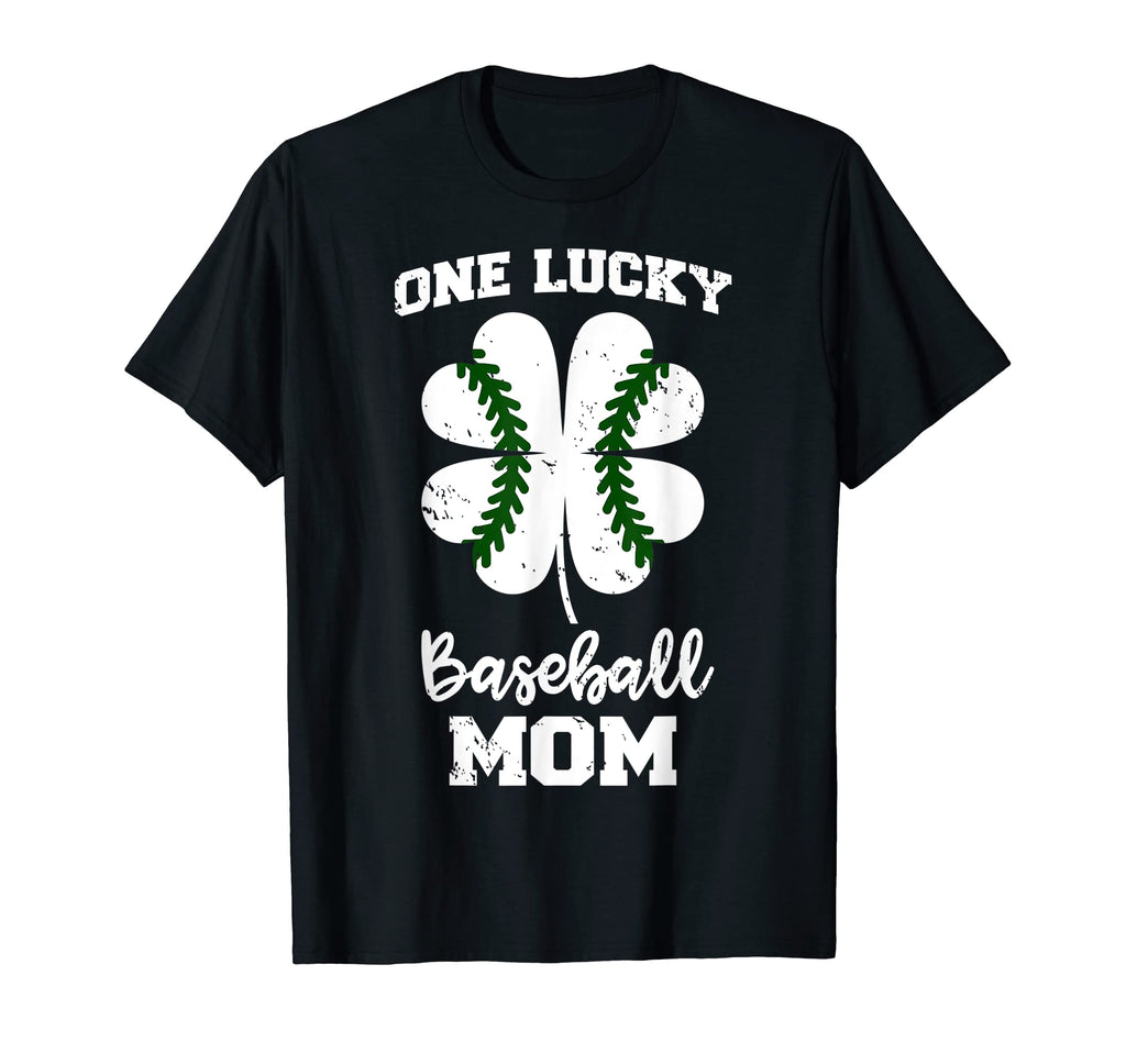 One Lucky Baseball Mom Funny Baseball T-Shirt - Streetwear Style Men Women - T-Shirt, Sweatshirt, Hoodie
