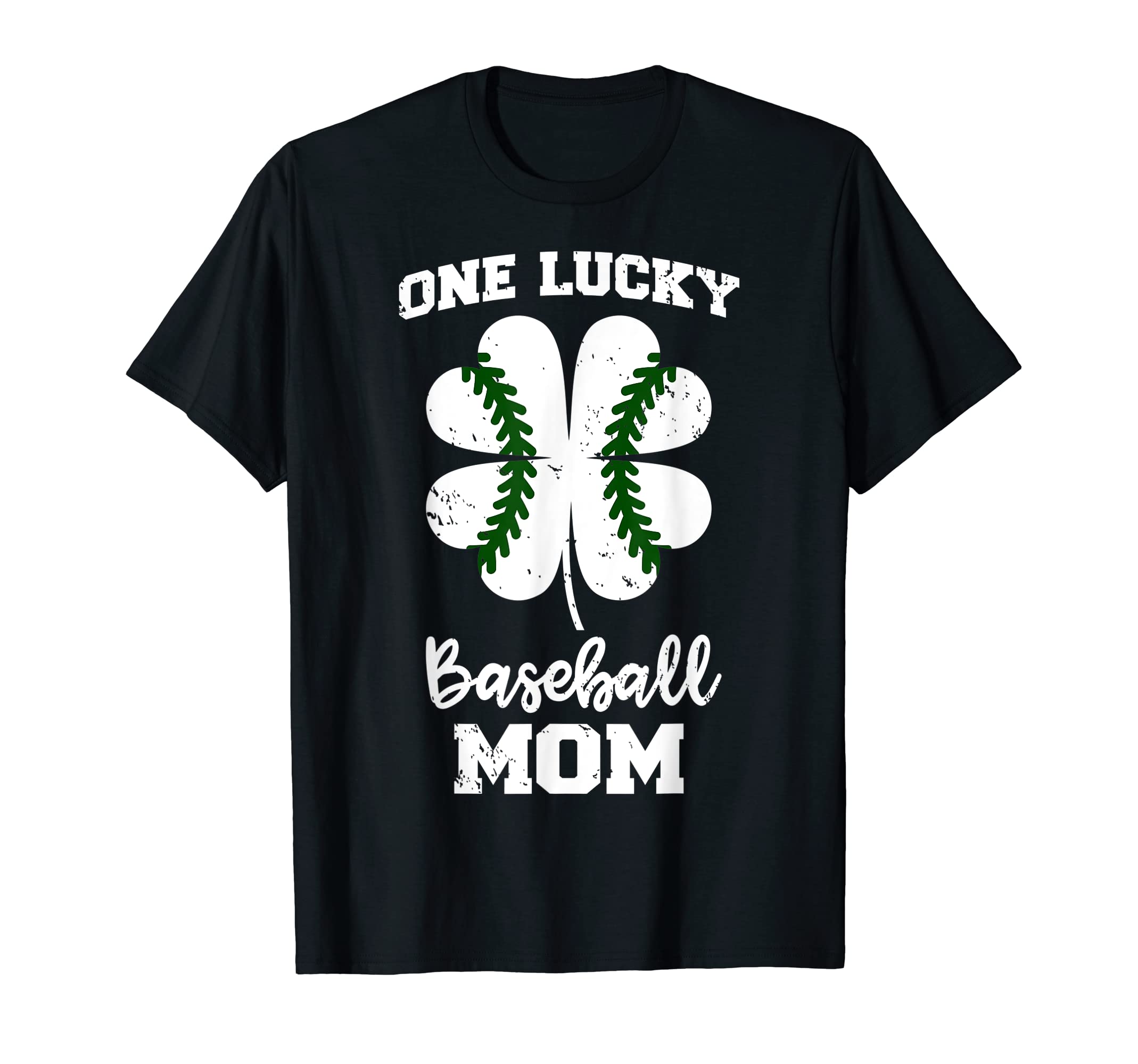 One Lucky Baseball Mom Funny Baseball T-Shirt - Streetwear Style Men Women - T-Shirt, Sweatshirt, Hoodie