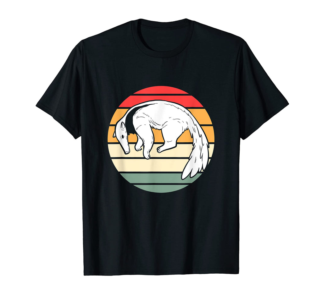 Colorful Striped Giant Anteater T-Shirt - Casual Everyday Wear Unisex - T-Shirt, Sweatshirt, Hoodie