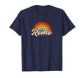 Rome Georgia Ga Rainbow 70S T-Shirt - Casual Everyday Wear Men Women - T-Shirt, Sweatshirt, Hoodie