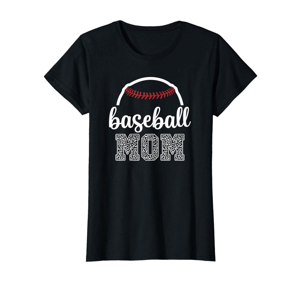 Baseball Mom Leopard Baseball Game T-Shirt - Streetwear Style for Adults - T-Shirt, Sweatshirt, Hoodie